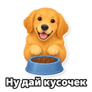 Создайте стикерпак со своей собакой: стикер 3