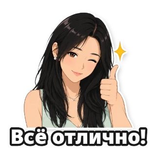 Создайте аниме-стикеры из своей фотографии: стикер 3
